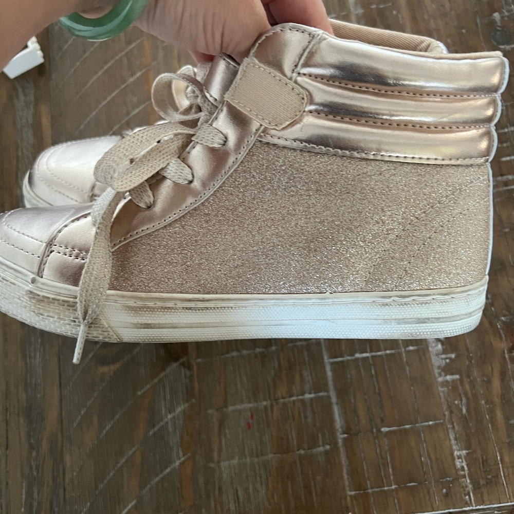The Children's Place Gold Kids Sneakers - Picture 2 of 6